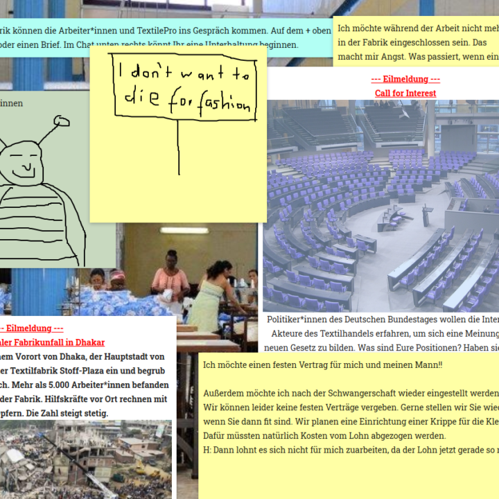 Screenshot des öffentlichen Raums in Deutschland mit dem Tool Pinup.