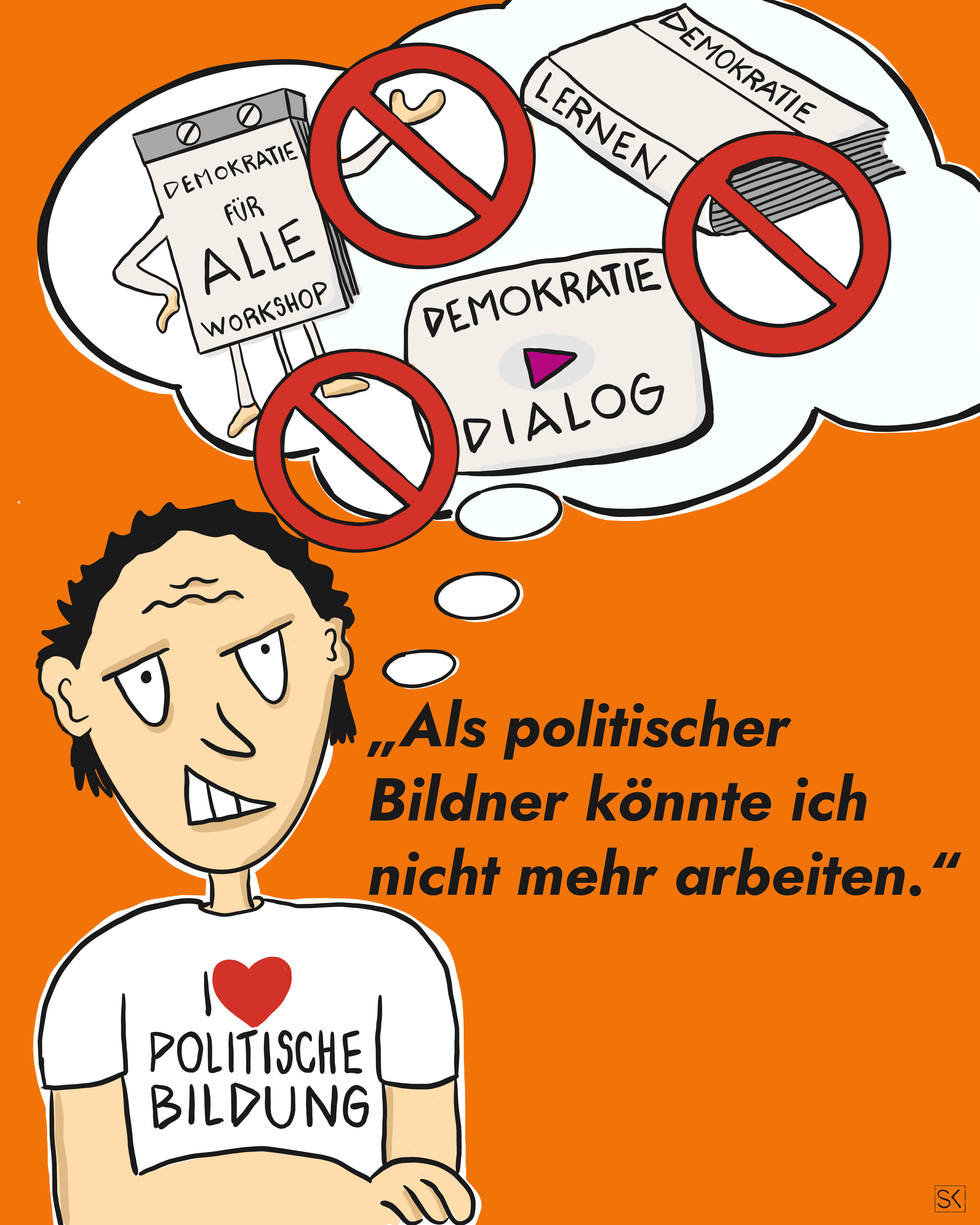 alternativlos-unterschiedlich.de: Als politischer Bildner könnte ich nicht mehr arbeiten