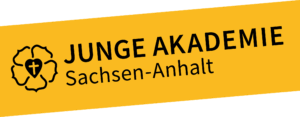 Junge Akademie Sachsen-Anhalt (Logo in gelb mit Lutherrose)
