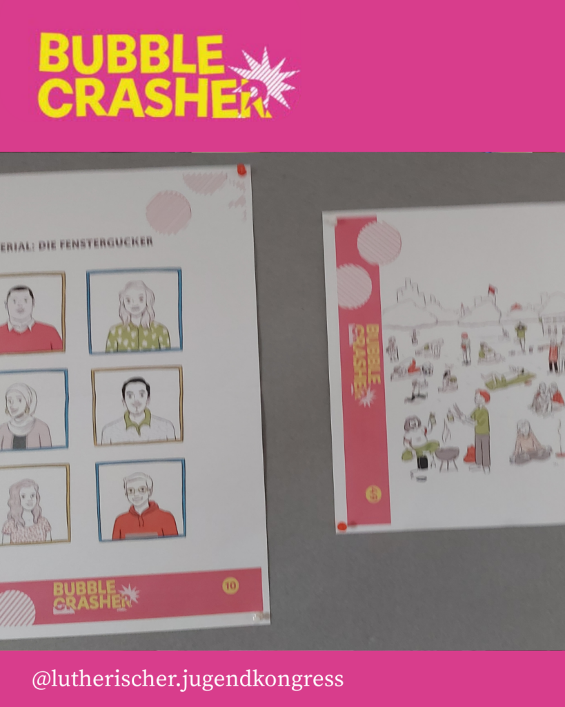 Material - Bubble Crasher für den Jugendkongress der SELK